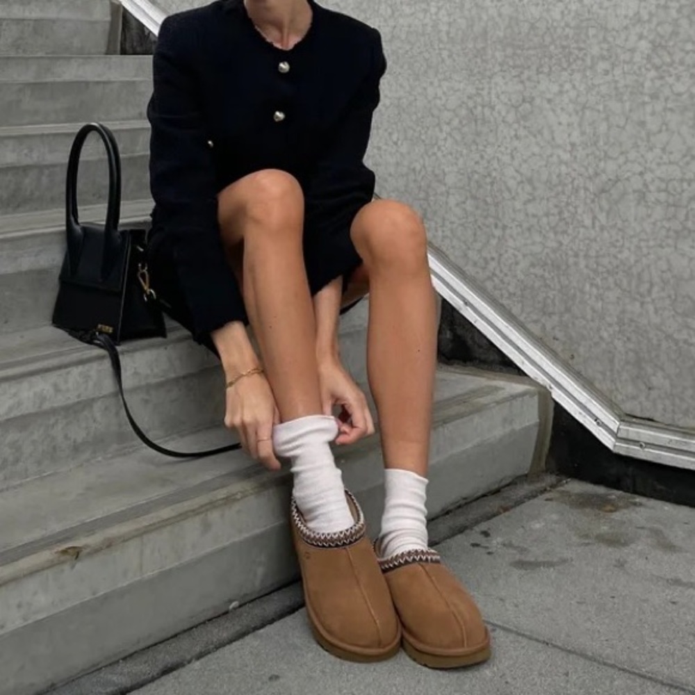 UGG Tasman Slippers CHESTNUT 8 NIB